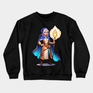 Mage Fantasy Illustration Crewneck Sweatshirt